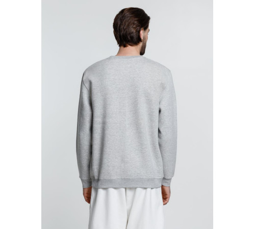 Свитшот унисекс Delta, серый меланж