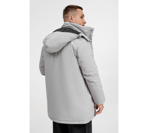 Куртка-парка унисекс Sfera, светло-серая