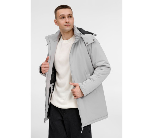Куртка-парка унисекс Sfera, светло-серая