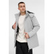 Куртка-парка унисекс Sfera, светло-серая