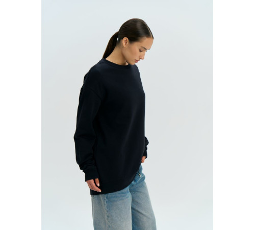 Свитшот оверсайз унисекс Omnifit, черный