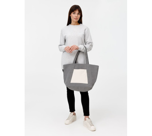 Шопер Shophop, серый с неокрашенным