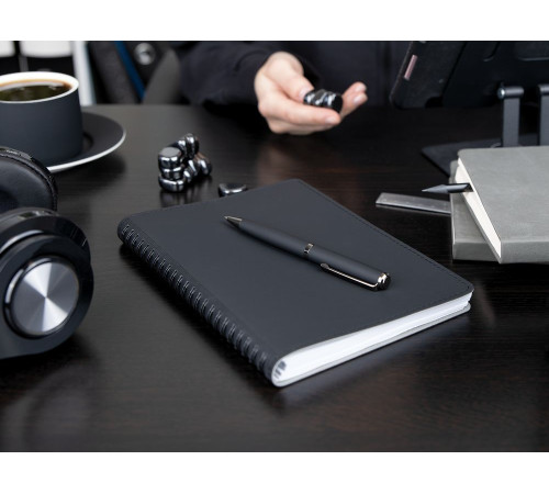 Ручка шариковая Inkish Gunmetal, белая