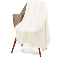 Плед Bambolay, молочно-белый