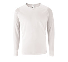 Футболка с длинным рукавом Sporty LSL Men, белая