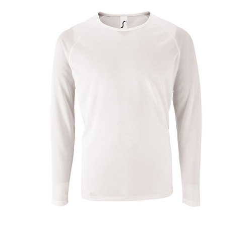 Футболка с длинным рукавом Sporty LSL Men, белая