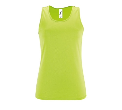 Майка женская Sporty TT Women, зеленое яблоко