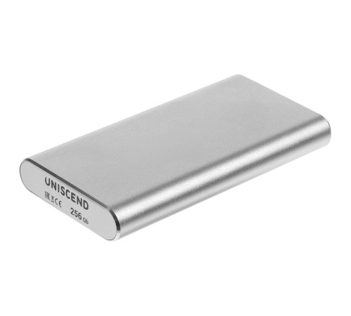 Портативный внешний диск SSD Uniscend Drop, 256 Гб, серебристый Портативный внешний диск SSD Uniscend Drop, 256 Гб, серебристый