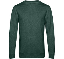 Свитшот унисекс Set In, темно-зеленый меланж