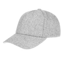 Бейсболка Woolridge, серый меланж