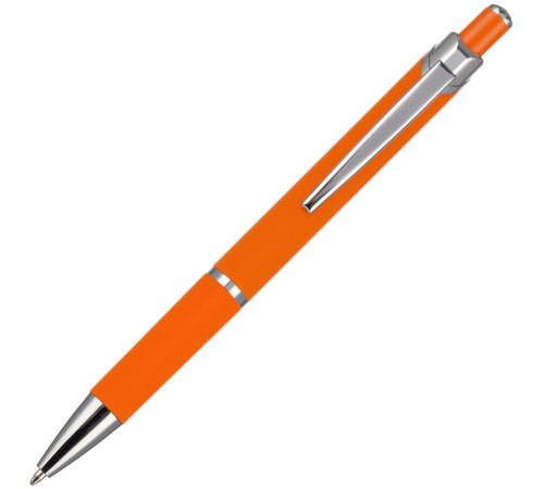Ручка шариковая Chromos Soft Touch, оранжевая