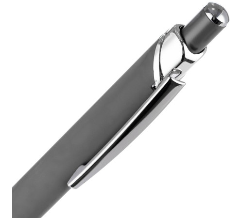 Ручка шариковая Chromos Soft Touch, серая