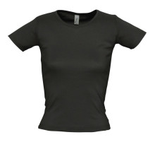 Футболка женская с круглым вырезом Lady 220 черная