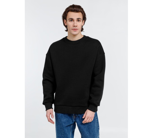 Свитшот оверсайз унисекс True Self, черный