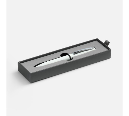 Ручка шариковая Bolt Soft Touch в футляре, белая
