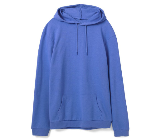 Толстовка с капюшоном унисекс Hoodie, ярко-синий меланж