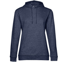 Толстовка с капюшоном женская Hoodie, синий меланж