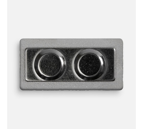 Значок Magnet Matto, серебристый глянцевый Значок Magnet Matto, серебристый глянцевый
