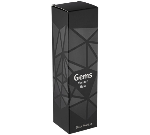 Термос Gems Black Morion, черный морион