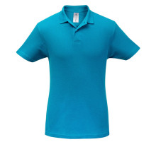 Рубашка поло ID.001 бирюзовая