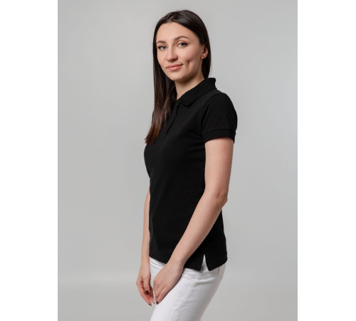 Рубашка поло женская Virma Premium Lady, черная Рубашка поло женская Virma Premium Lady, черная