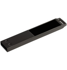 Флешка markBright Black с зеленой подсветкой, 32 Гб