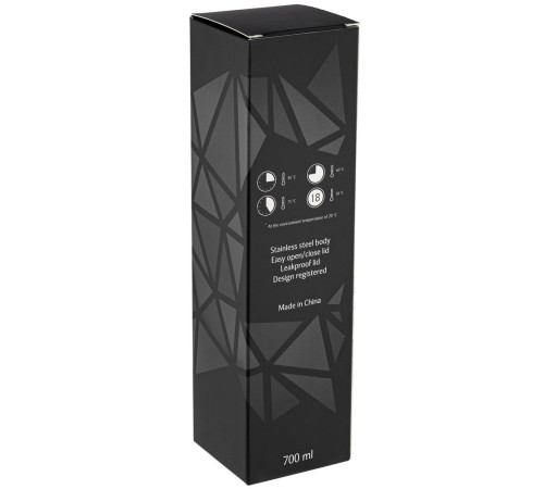 Термос Gems Black Morion, черный морион