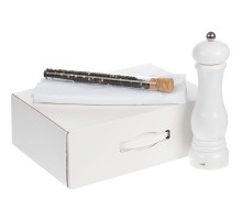 Набор Gambit с мельницей и фартуком, белый