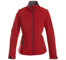 Куртка софтшелл женская Trial Lady, красная