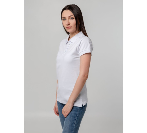 Рубашка поло женская Virma Premium Lady, белая Рубашка поло женская Virma Premium Lady, белая