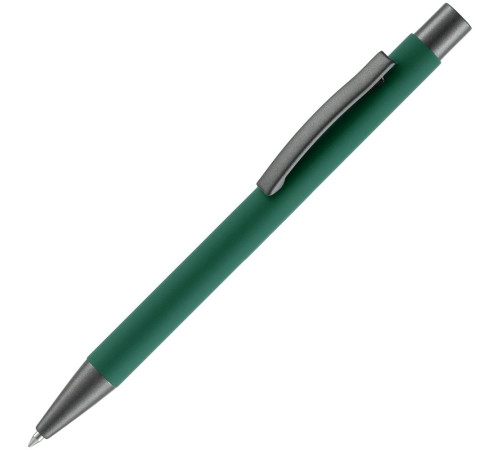 Ручка шариковая Atento Soft Touch, зеленая