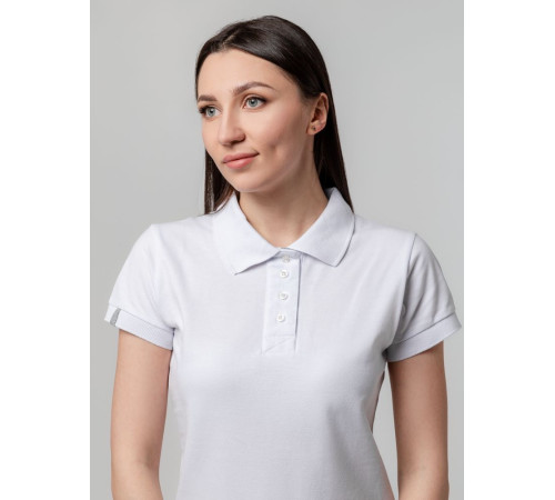 Рубашка поло женская Virma Premium Lady, белая Рубашка поло женская Virma Premium Lady, белая