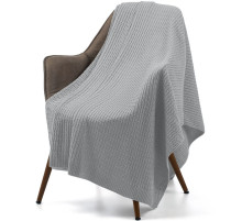 Плед Slumberland, серебристо-серый меланж