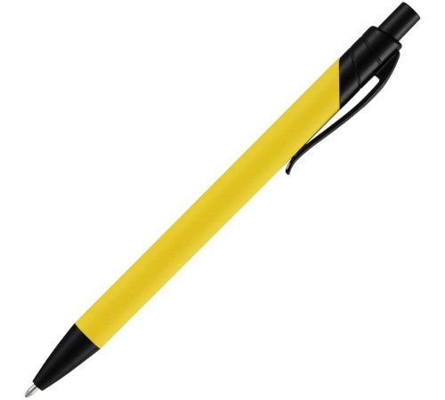 Ручка шариковая Undertone Black Soft Touch, желтая
