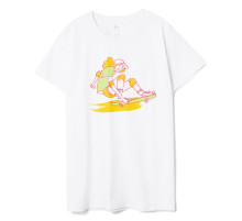 Футболка детская Skateboard, белая