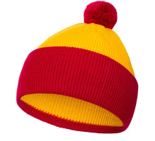 Шапка Snappy, желтая с красным