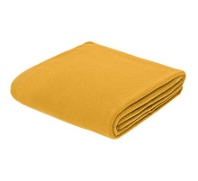 Флисовый плед Warm&Peace, желтый