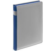 Ежедневник Spain Shall на заказ, недатированный, серый с синим