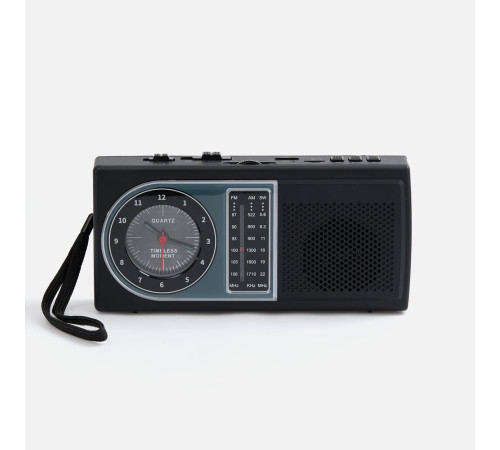 Bluetooth-колонка с радио Comradio, черная Bluetooth-колонка с радио Comradio, черная
