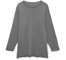 Лонгслив унисекс Siluetti Fuori, серый