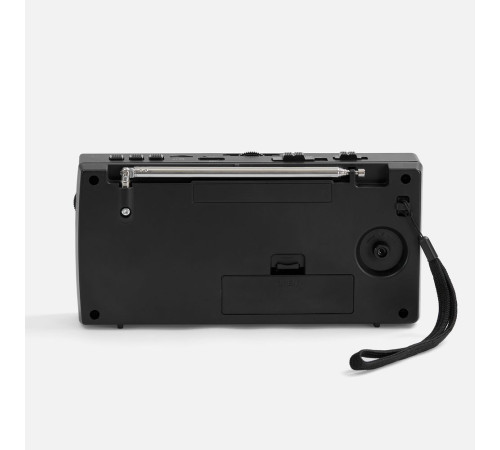 Bluetooth-колонка с радио Comradio, черная Bluetooth-колонка с радио Comradio, черная