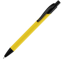 Ручка шариковая Undertone Black Soft Touch, желтая