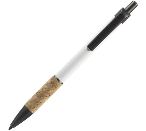 Ручка шариковая Cork, белая