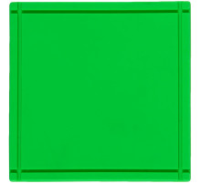 Лейбл из ПВХ Dzeta, L, зеленый неон