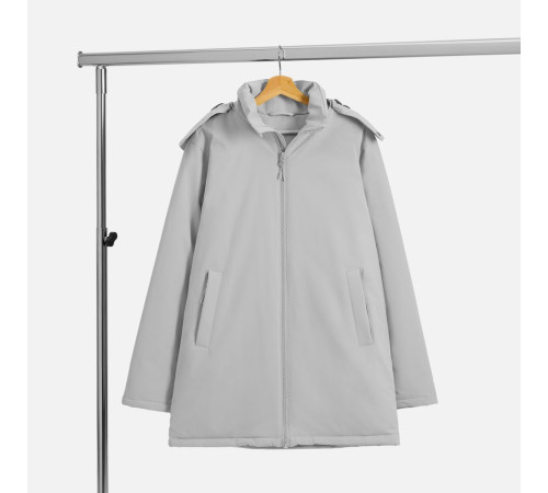 Куртка-парка унисекс Sfera, светло-серая