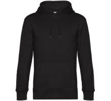 Толстовка с капюшоном унисекс King, черная