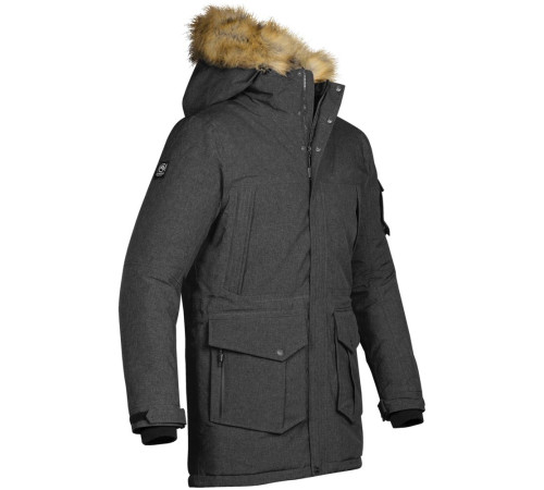 Парка мужская Explorer, серый меланж