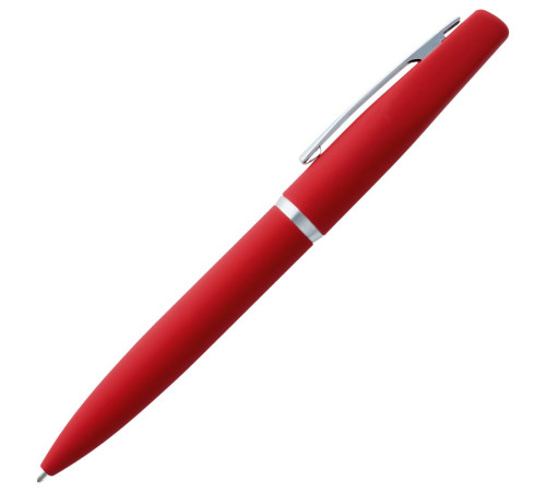 Ручка шариковая Bolt Soft Touch, красная