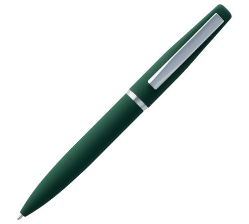 Ручка шариковая Bolt Soft Touch, зеленая