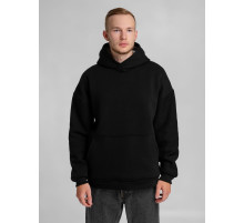 Худи Furry Oversize, черное